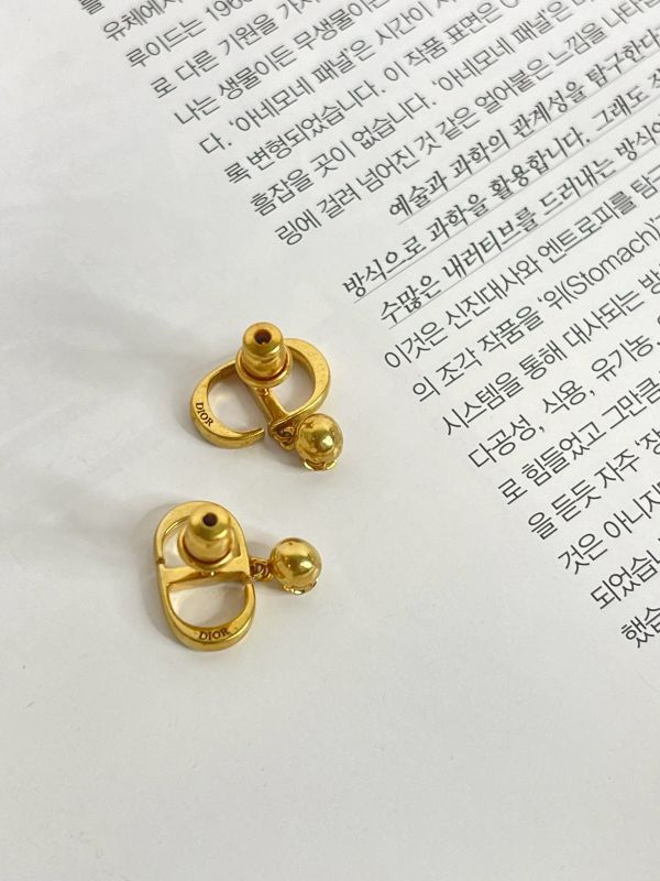 【分期0利率】DIOR Petit CD耳環【95成新】 