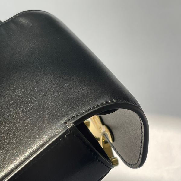 【12期0利率】CELINE CLAUDE亮澤牛皮革迷你手袋 【99成新】 