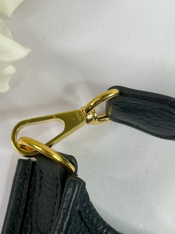 【分期0利率】HERMES Evelyne mini 黑色【95成新】 