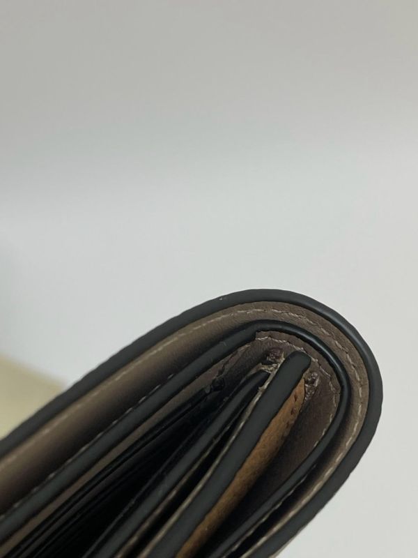 【99成新】LOEWE 粒面小牛皮小號豎款皮夾 