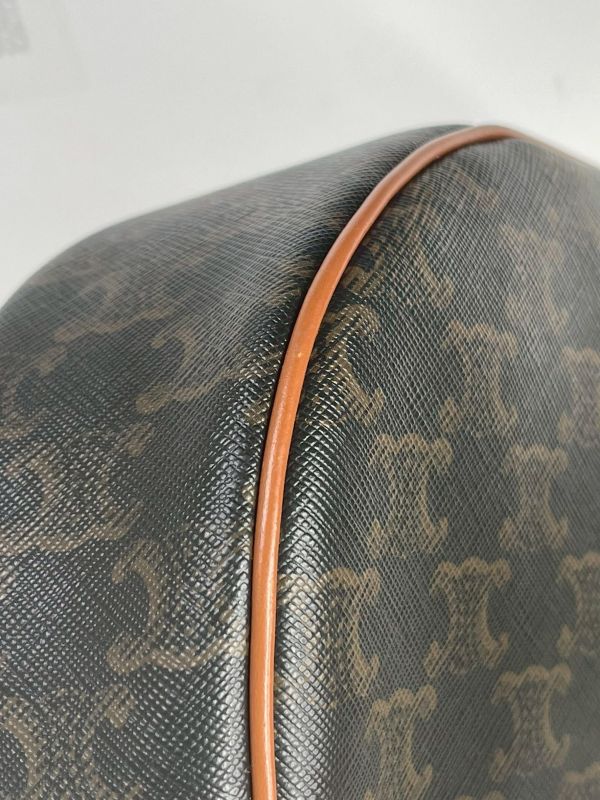 【9成新】CELINE AVA 標誌印花牛皮革手袋 