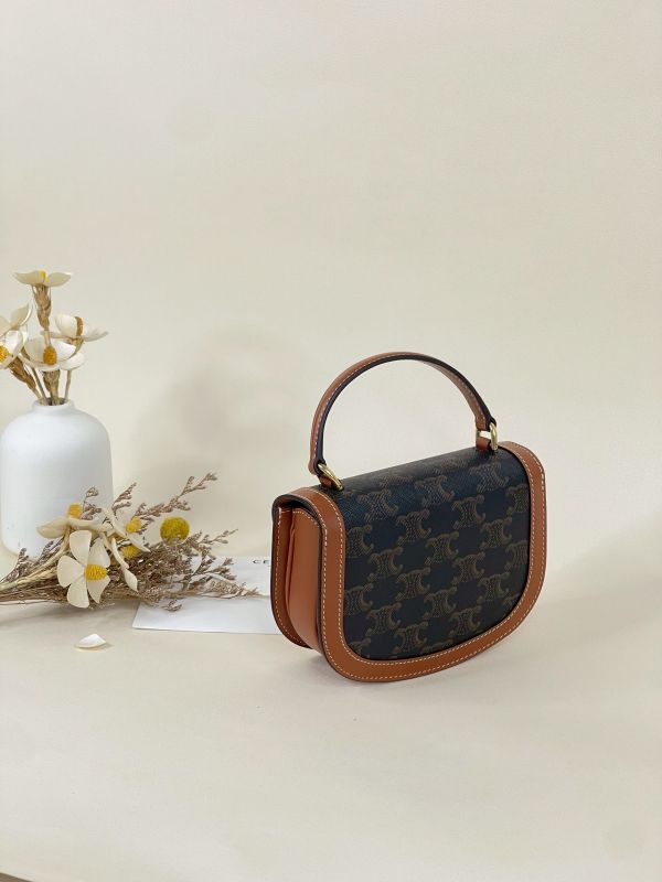 【分期0利率】CELINE BESACE CLEA標誌印花迷你手袋【全新品】 