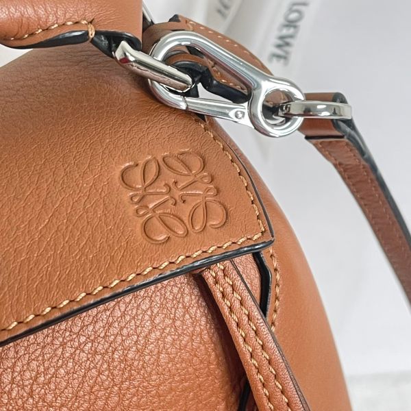 【12期0利率】LOEWE MINI  PUZZLE 焦糖色【24年台灣購證】【99成新】 