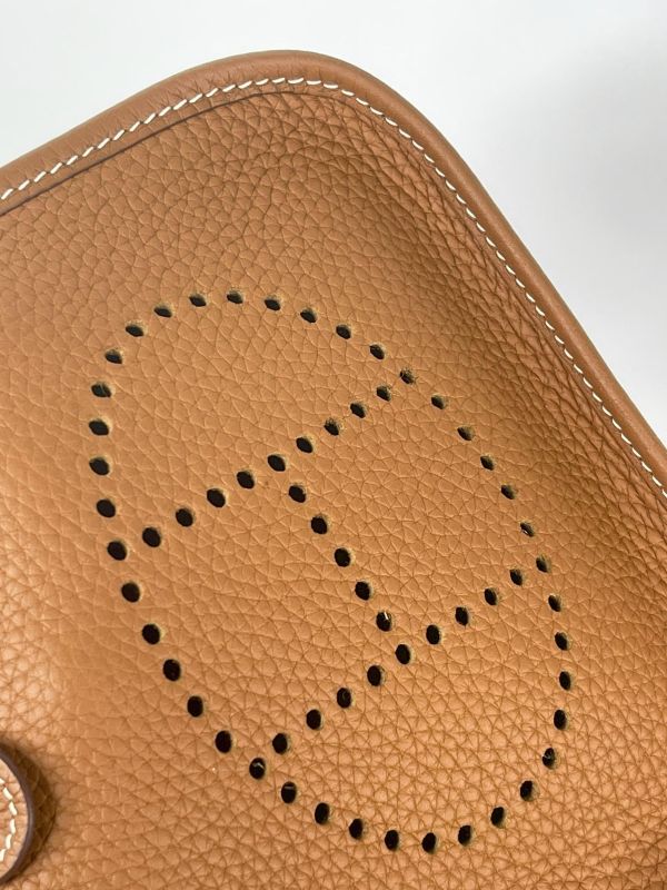 【95成新】HERMES Evelyne mini 棕色 