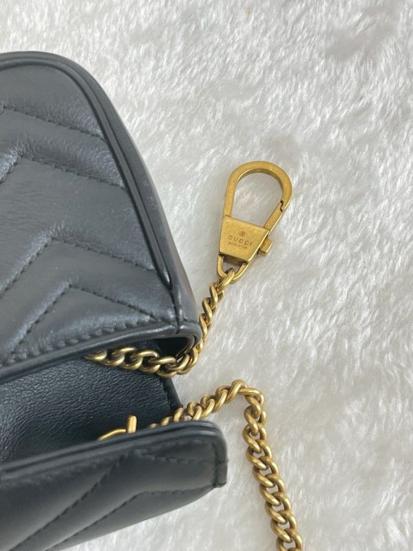 【分期0利率】GUCCI Marmont 迷你肩背包【9成新】 