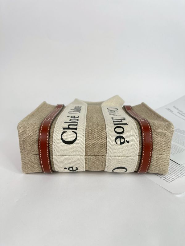 【95成新】CHLOE WOODY TOTE 迷你 棕 