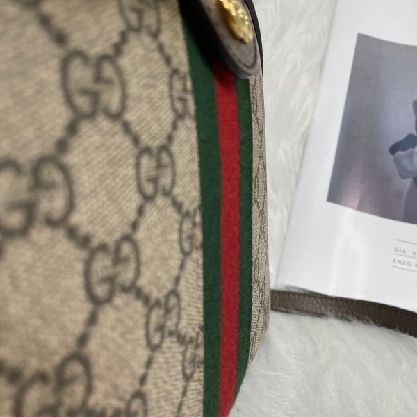 【9.5成新】【12期0利率】GUCCI 經典Ophidia系列 GG Supreme 貝殼包 