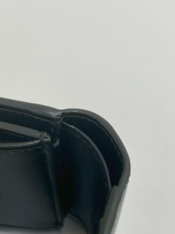 【95成新】CELINE 亮面牛皮革TRIOMPHE三折短夾 