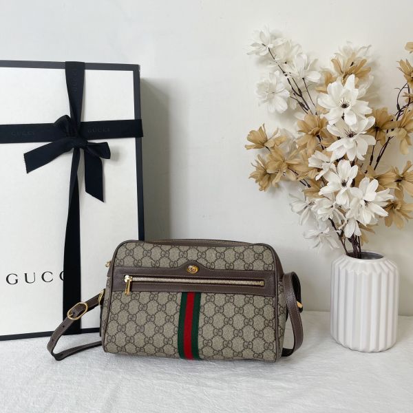 【12期0利率】GUCCI OPHIDIA 肩背包 【88成新】【現金價22800】 