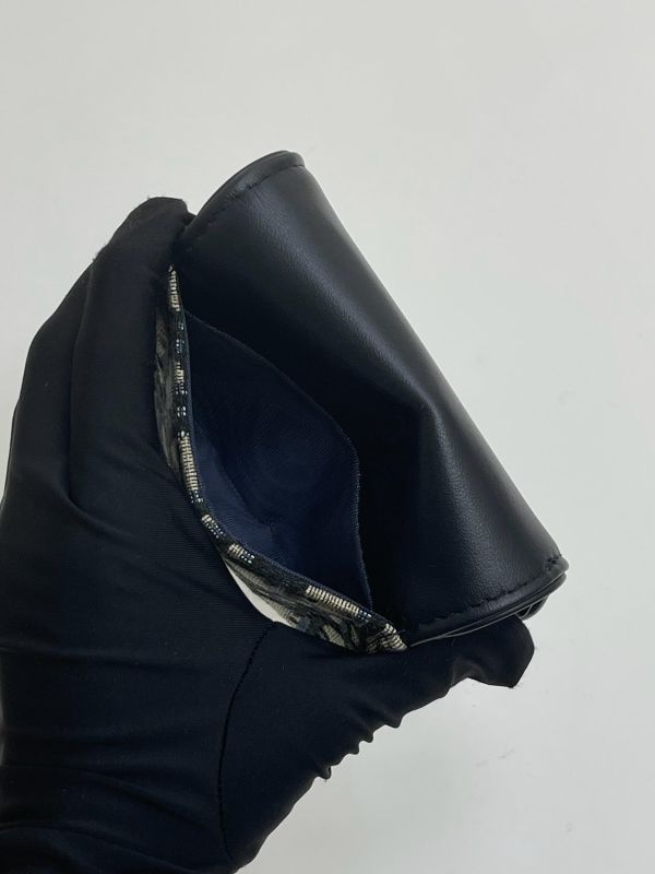 【閒置新品】Dior Saddle Lotus三折短夾 