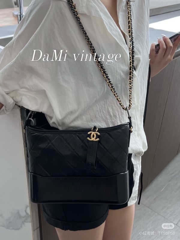 【12期0利率】CHANEL  Gabrielle hobo 流浪包 中號【9成新】 