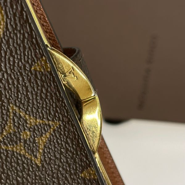 【12期0利率】LV  VTG老花零錢蝴蝶扣中夾【95成新】 