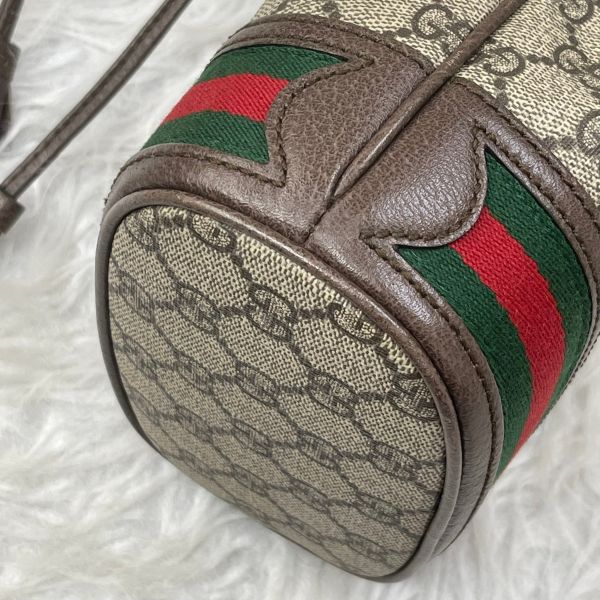 【分期0利率】GUCCI OPHIDIA GG 迷你水桶袋 【95成新】 