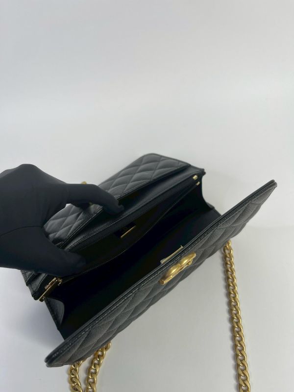 【99成新】CHANEL 24P 愛心調節扣 WOC 