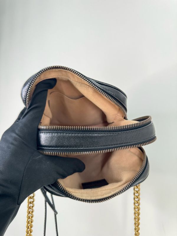【分期0利率】GUCCI GGMarmont 雙層斜背包【9成新】 