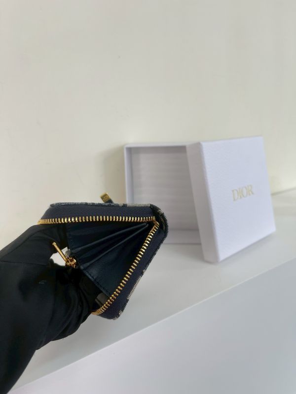 【分期0利率】DIOR 30蒙田 拉鍊零錢包【未使用閒置品】 