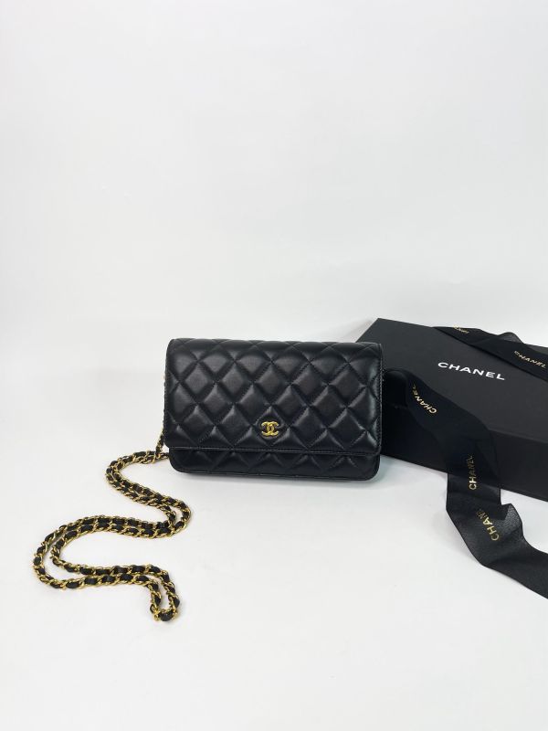【9成新】CHANEL  WOC 黑金 
