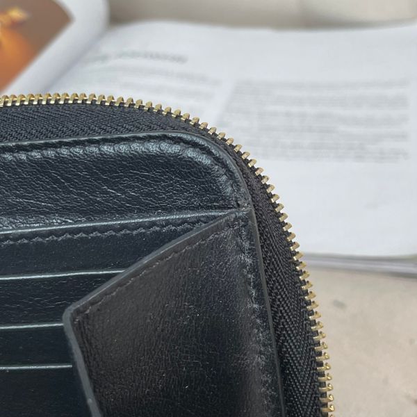 【7成新】【12期0利率】Burberry House 經典格紋拉鍊長夾 