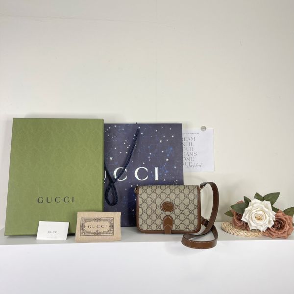 【12期0利率】GUCCI GG RETRO迷你斜背包【22年7月台灣購證】【9成新】 