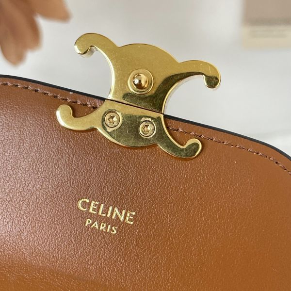 【12期0利率】CELINE凱旋門三摺短夾【9成新】 