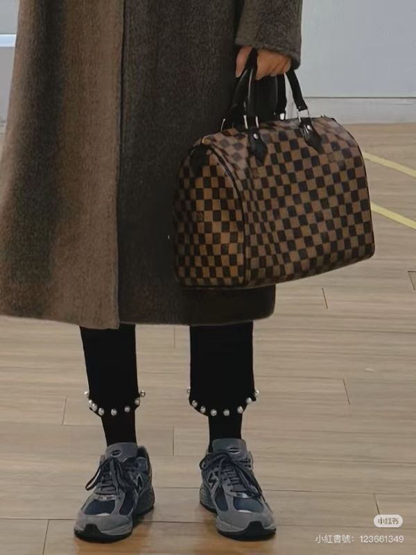 【12期0利率】LV SPEEDY 30  棋盤格無背帶款【9成新】 