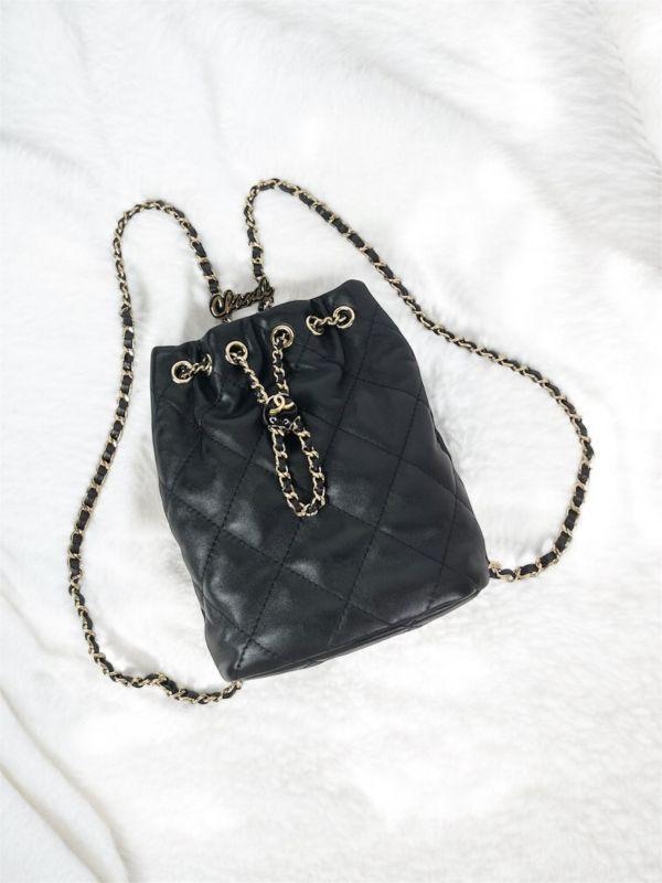 【9成新】CHANEL 24S 束口後背包 