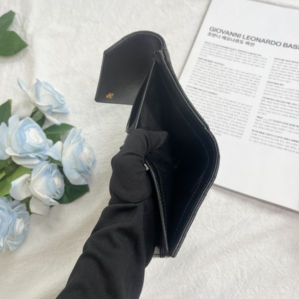 【12期0利率】YSL  魚子醬三折短夾 【9成新】 