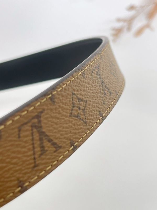 【分期0利率】LV Dauphine 25MM雙面皮帶【95成新】 