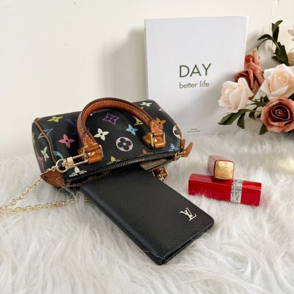 【12期0利率】LV村上隆彩色 MINI SPEEDY【85成新】 