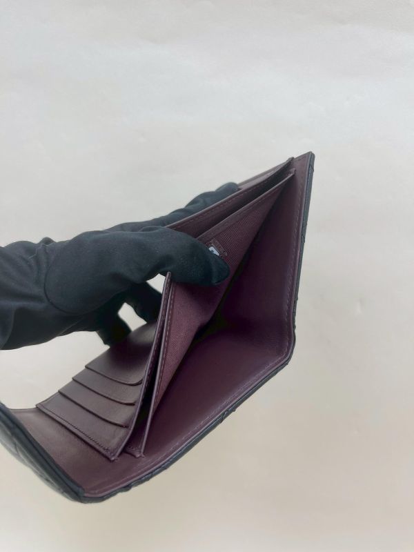 【9成新】CHANEL COCO 背面拉鍊三折短夾 