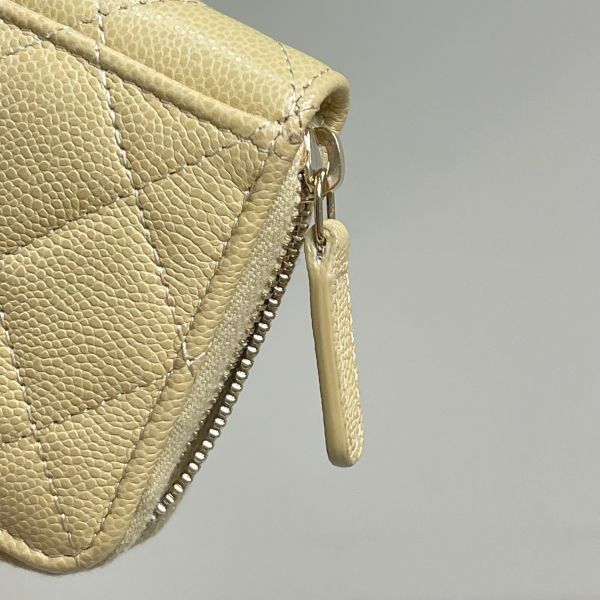 【12期0利率】CHANEL 經典L型拉鍊卡片夾【23年6月台灣購證】【9成新】 