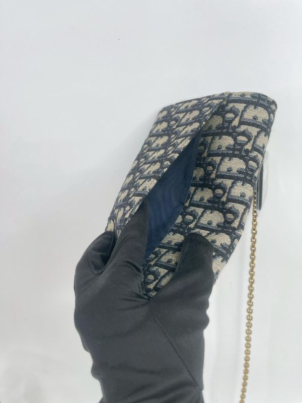 【9成新】DIOR Saddle 長型鏈帶銀包 