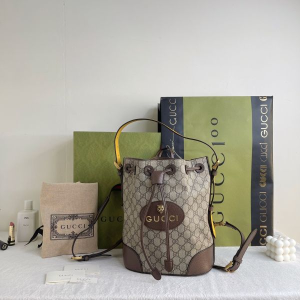 【分期0利率】GUCCI 虎頭水桶後背手提兩用包【9成新】 