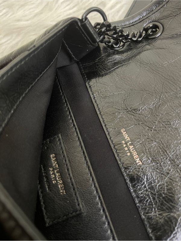 【分期0利率】YSL 復古皮革BABY手袋 D扣款 【99成新】 