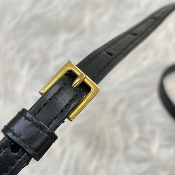 【12期0利率】 YSL LOULOU絎縫皮革Toy手袋 MINI  【99成新】 