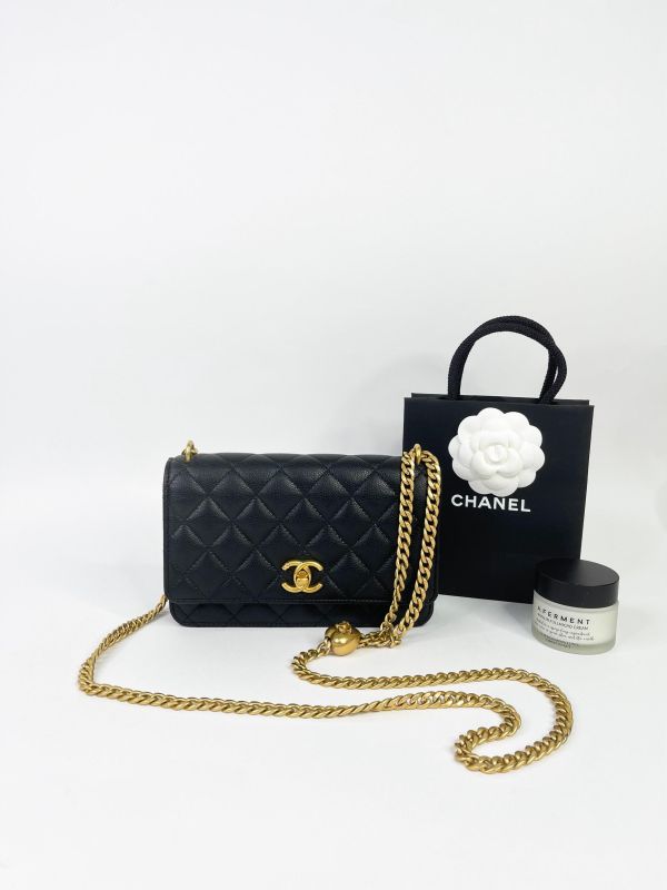 【99成新】CHANEL 24P 愛心調節扣 WOC 