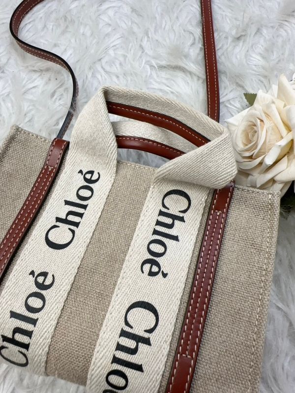 【12期0利率】CHLOE WOODY TOTE 迷你 棕色【95成新】 