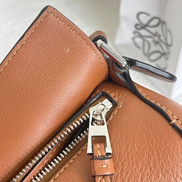 【12期0利率】LOEWE MINI  PUZZLE 焦糖色【24年台灣購證】【99成新】 