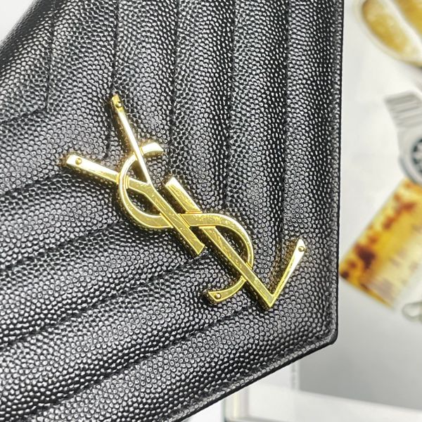 【12期0利率】YSL WOC 魚子醬鍊包 金扣22.5CM【英國購證】【99成新】 