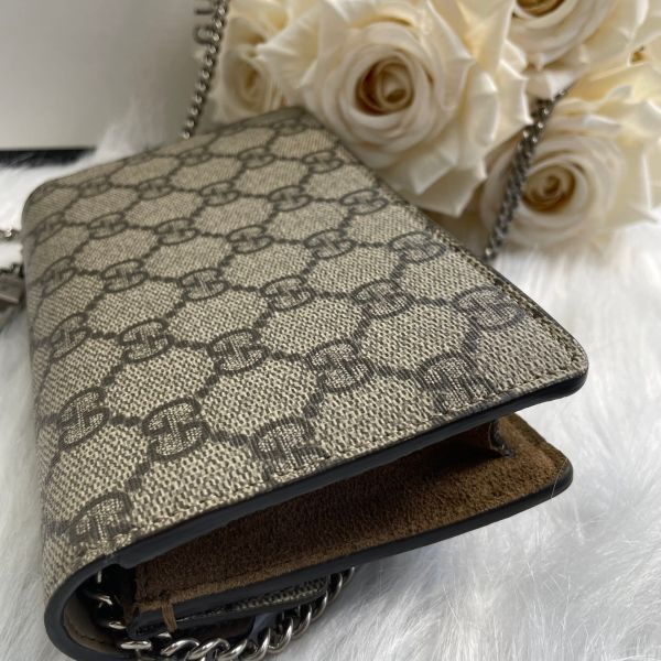 【12期0利率】【二手】GUCCI 迷你酒神 DIONYSUS GG SUPREME 