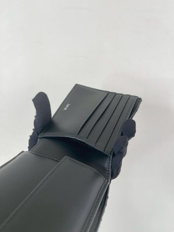 【全新品】DIOR OBLIQUE 對折零錢短夾 