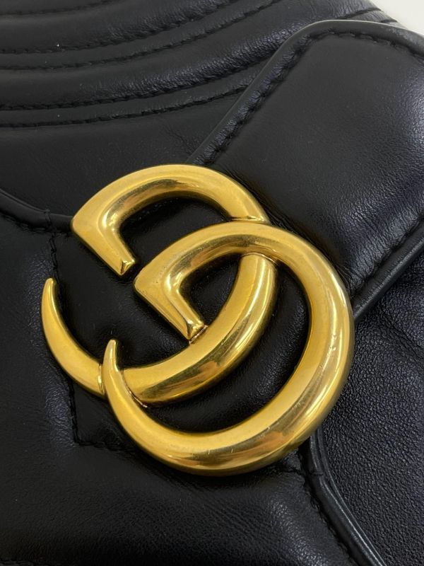【9成新】GUCCI Marmont 手提/斜背兩用包  中號 
