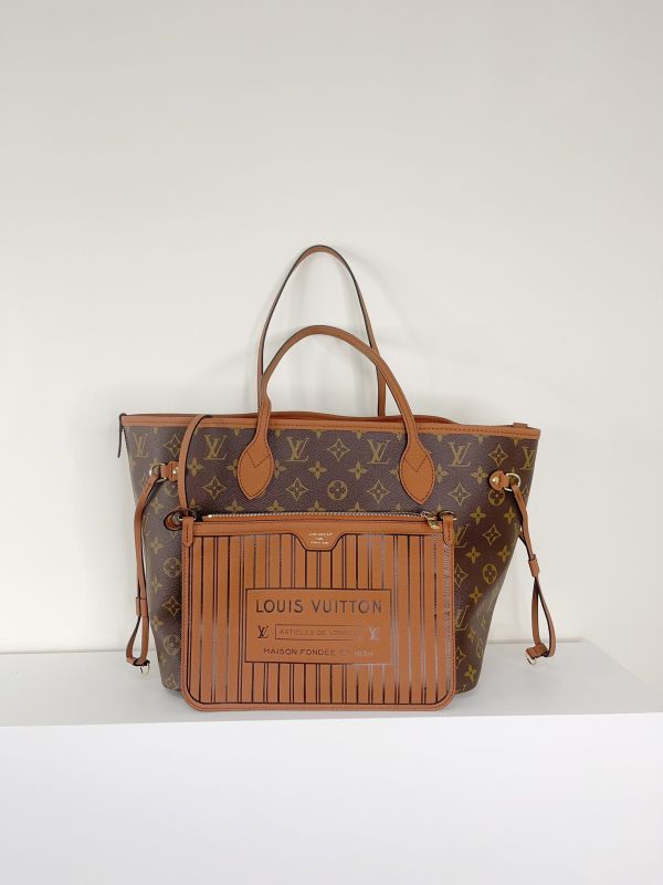 【分期0利率】LV Neverfull Inside Out MM【全新品】 