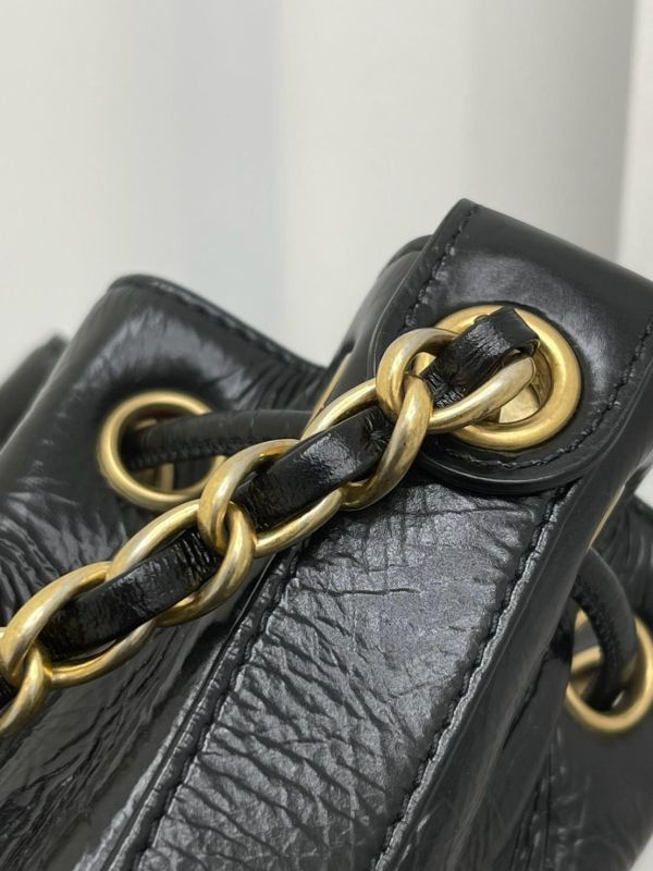 【95成新】CHANEL 迷你束口水桶包 
