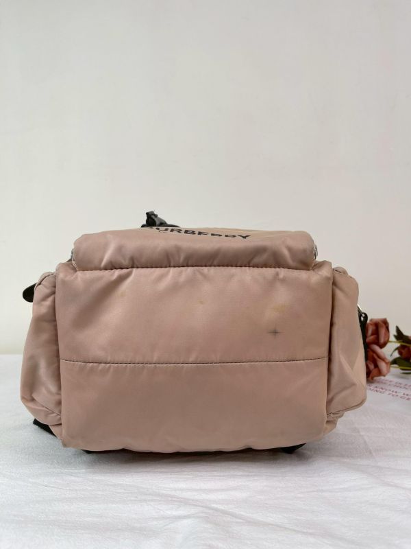 【9成新】BURBERRY THE RUCKSACK 黑LOGO 中號後背包 