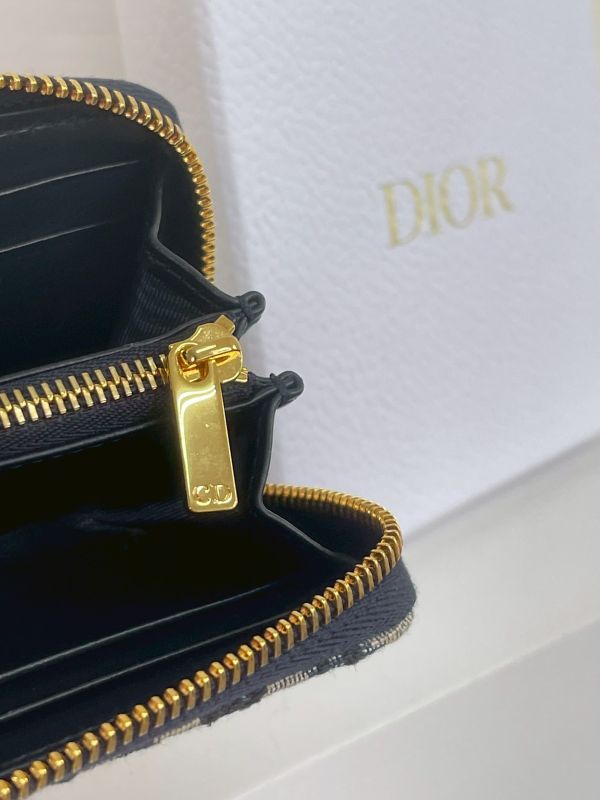 【分期0利率】DIOR 30蒙田 拉鍊零錢包【未使用閒置品】 