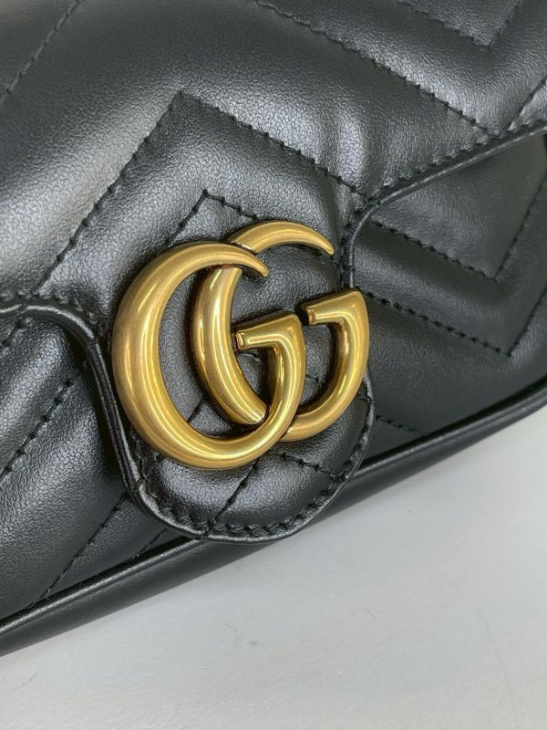【分期0利率】GUCCI Marmont 迷你肩背包【95成新】 