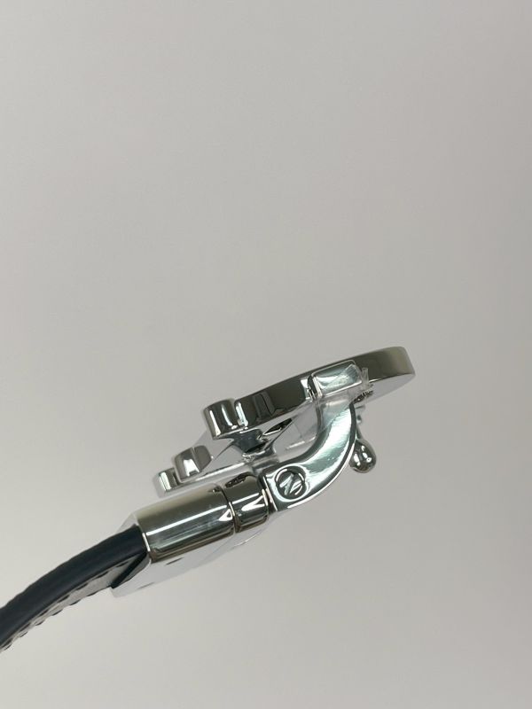 【分期0利率】BURBERRY TB LOGO 格紋拼接皮革雙面用皮帶 3.5MM【95成新】 