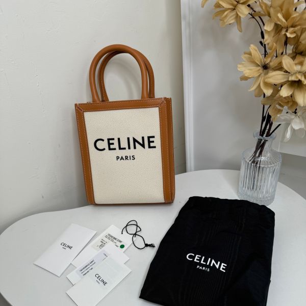 【12期0利率】CELINE印花LOGO帆布迷你琴譜包【全新閒置】【現金價28500】 