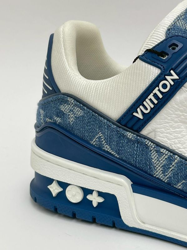 【95成新】LV TRAINER 牛仔藍 36號 